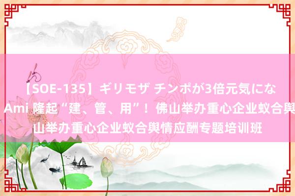 【SOE-135】ギリモザ チンポが3倍元気になる励ましセックス Ami 隆起“建、管、用”！佛山举办重心企业蚁合舆情应酬专题培训班