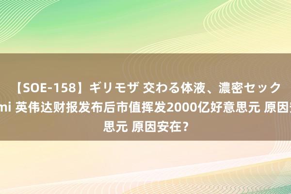 【SOE-158】ギリモザ 交わる体液、濃密セックス Ami 英伟达财报发布后市值挥发2000亿好意思元 原因安在？